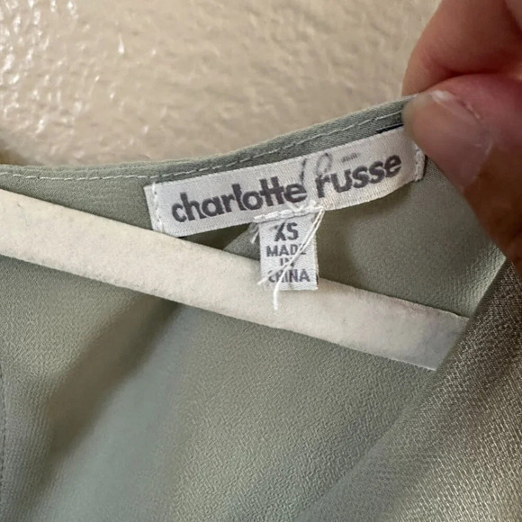 Charlotte Russe‎ Light Green Dress   Size X-Small - Picture 3 of 9